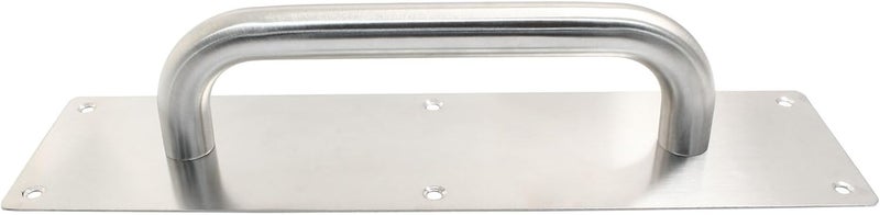 Bivethoi 1Pcs Pull Push Door Plate Handle Stainless Steel Heavy Duty Barn Door Pull with Mounting Screws (Silver, 300x80mm/11.81x3.15inch - Image 2
